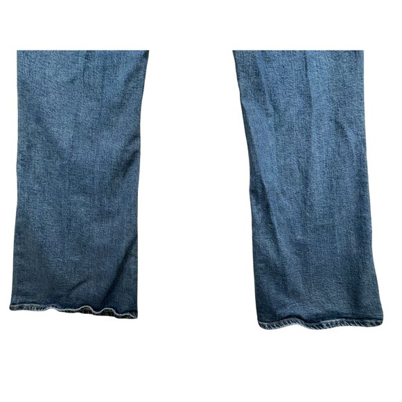 Gap Womens Denim 70s Flare Jeans 14/32L Blue Cotton Spandex - Picture 15 of 15